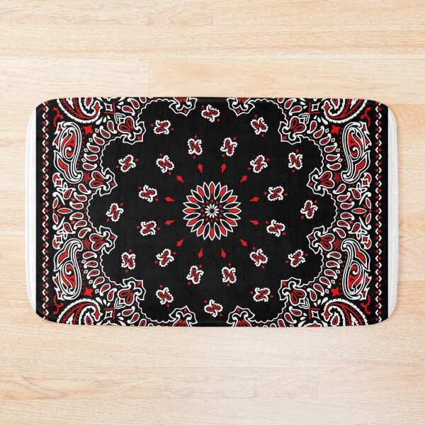 Item preview, Classic Paisley Bandana, Black and Red designed and sold by ravenxous.