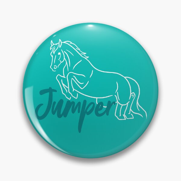 Item preview, Jumping White Horse Sketch with Teal Text designed and sold by DappledMoon.