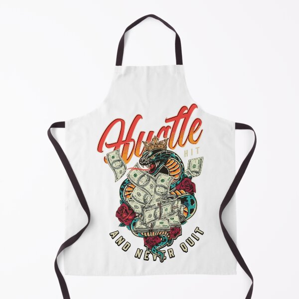 Item preview, Hustle and Never Quit designed and sold by The Qash.