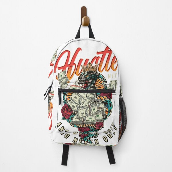 Item preview, Hustle and Never Quit designed and sold by The Qash.