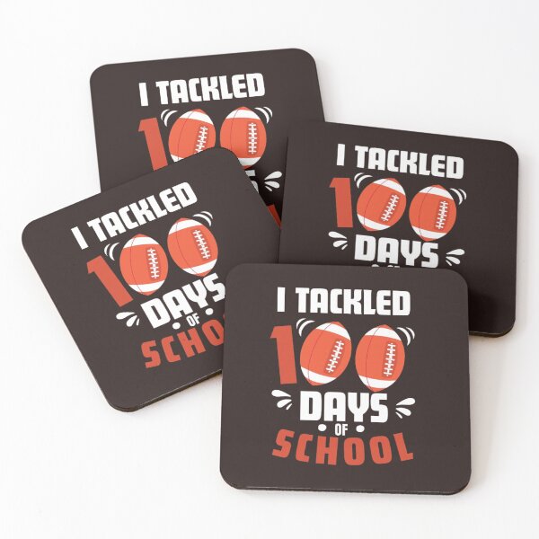 Item preview, I Tackled 100 Days of School funny football 100 days of school designed and sold by Kawabijutsu21.