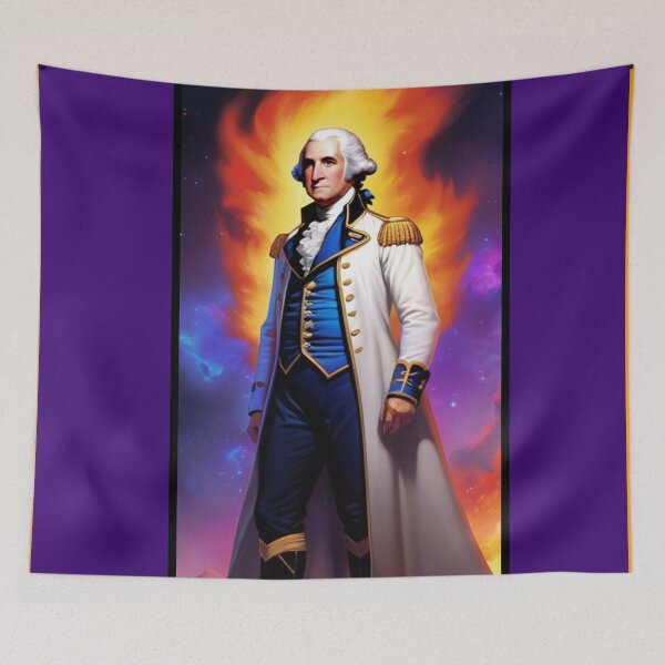 Item preview, GEORGE WASHINGTON-SPARK OF CELESTIAL FIRE FANTASY ART designed and sold by PatriotCat.