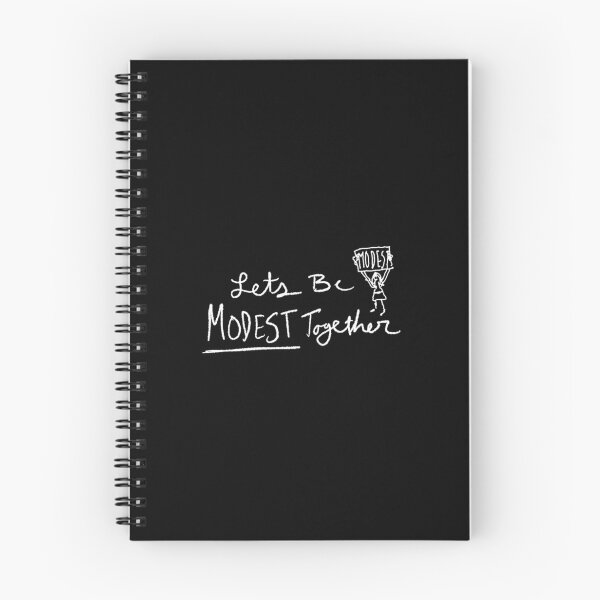 Item preview, Let's be MODEST Together - white designed and sold by Modest Creative Company.