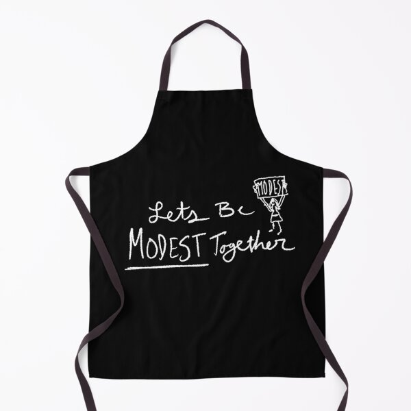 Item preview, Let's be MODEST Together - white designed and sold by Modest Creative Company.