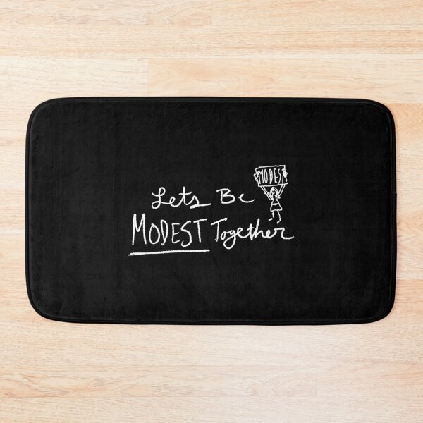 Item preview, Let's be MODEST Together - white designed and sold by Modest Creative Company.