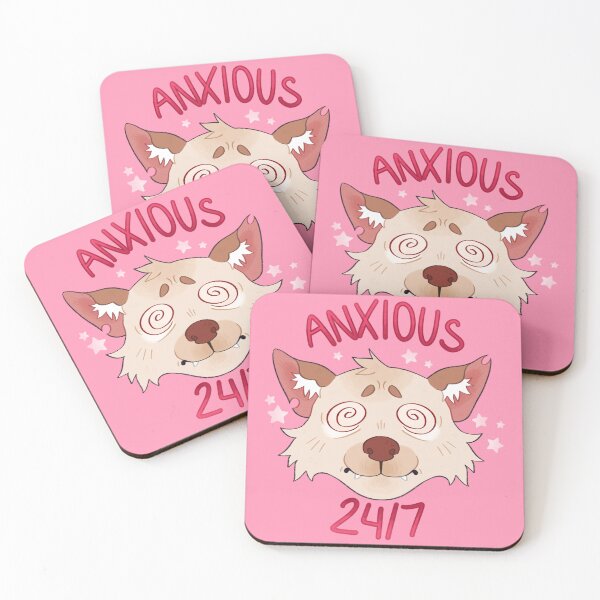 Item preview, Anxious 24/7  designed and sold by fruitiebee.