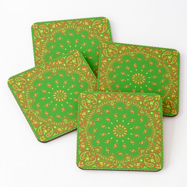 Item preview, Classic Paisley Bandana, Red, Yellow and Green designed and sold by ravenxous.