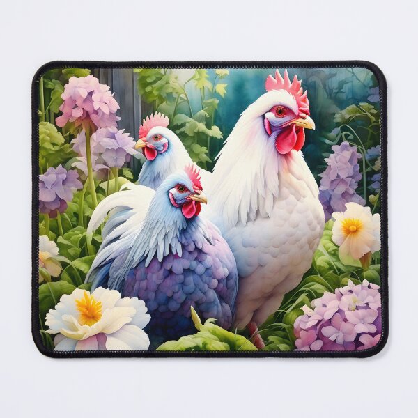 Item preview, Chickens in the garden designed and sold by Cardsurveyors.