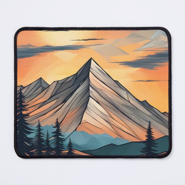 Item preview, Geometric Mountain: Solitude in Shapes! designed and sold by ZipperDragon88.