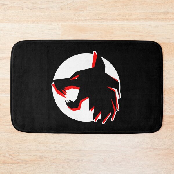 Item preview, Black Wolf Red Wolf in the Moon designed and sold by the Zarock Shop.