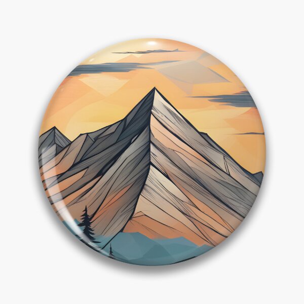 Item preview, Geometric Mountain: Solitude in Shapes! designed and sold by ZipperDragon88.