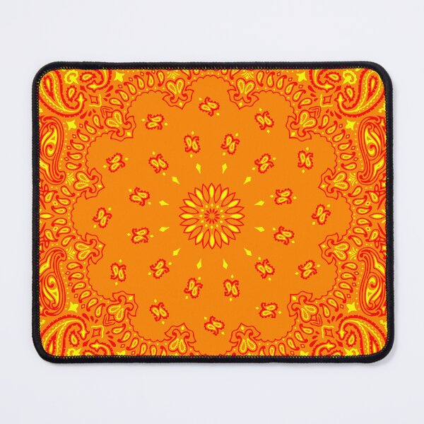Item preview, Classic Paisley Bandana, Orange, Red and Yellow designed and sold by ravenxous.