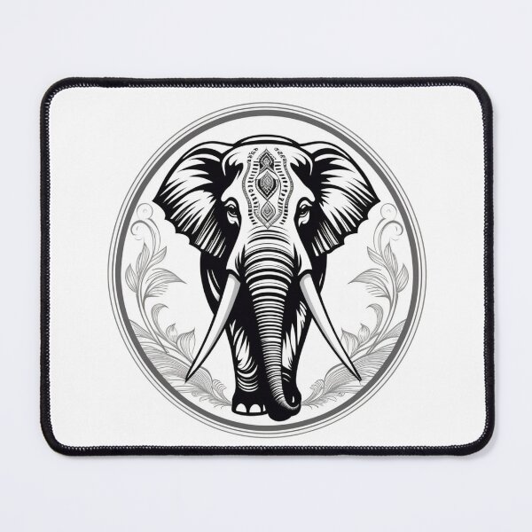 Item preview, Asian tusker logo designed and sold by DDL-Designs.