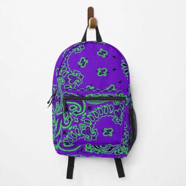 Item preview, Classic Paisley Bandana, Purple and Green designed and sold by ravenxous.