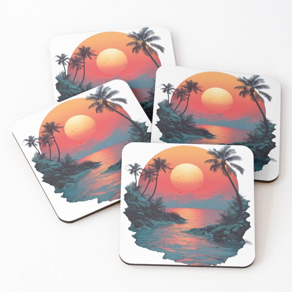 Item preview, Tropical Sunset Island designed and sold by branmandesigns.