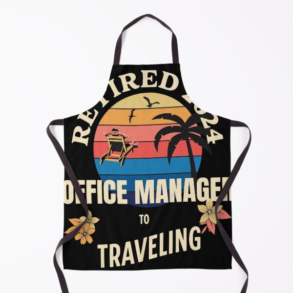 Item preview, Retired Office Manager 2024. Tropical Sunset Retirement Vibes Design designed and sold by johnharry3.