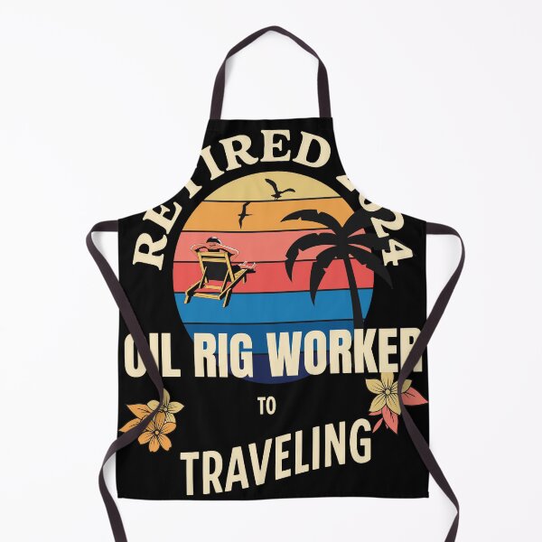 Item preview, Retired Oil Rig Worker 2024. Tropical Sunset Retirement Vibes Design designed and sold by johnharry3.