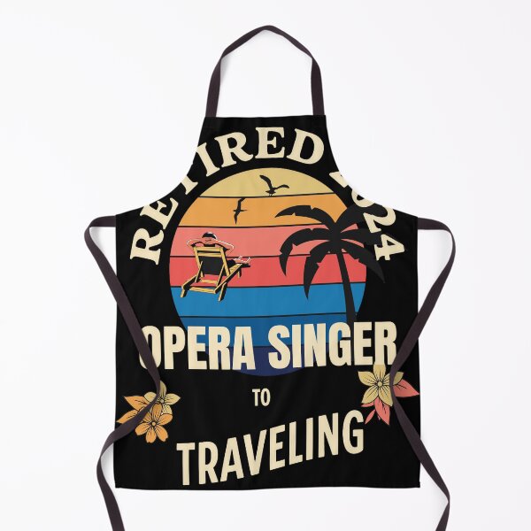 Item preview, Retired Opera Singer 2024. Tropical Sunset Retirement Vibes Design designed and sold by johnharry3.