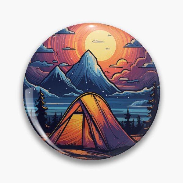 Item preview, Campfire at night in the forest designed and sold by Alexa53.