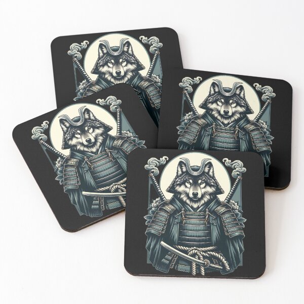 Item preview, Samurai wolf (Samurai collection) designed and sold by BrokeHustler.