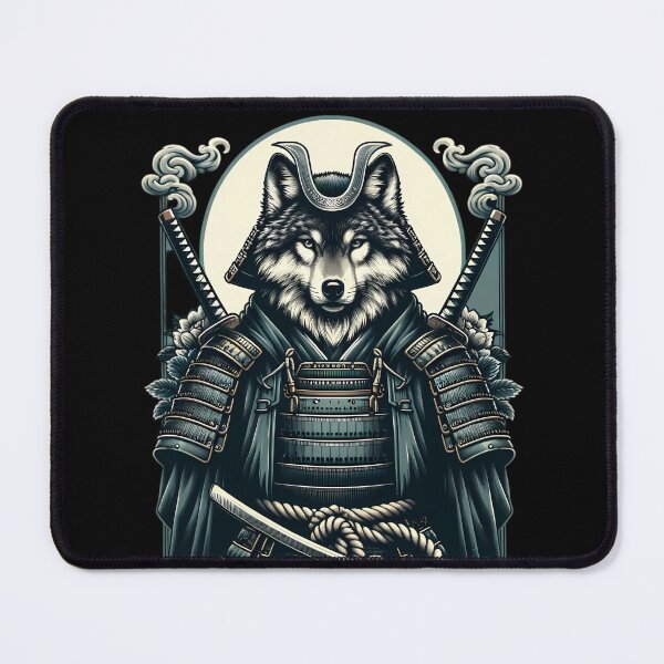 Item preview, Samurai wolf (Samurai collection) designed and sold by BrokeHustler.