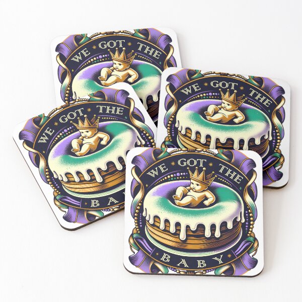 Item preview, Royal Arrival: "We Got The Baby" Mardi Gras Celebration Onesie designed and sold by Norgen.