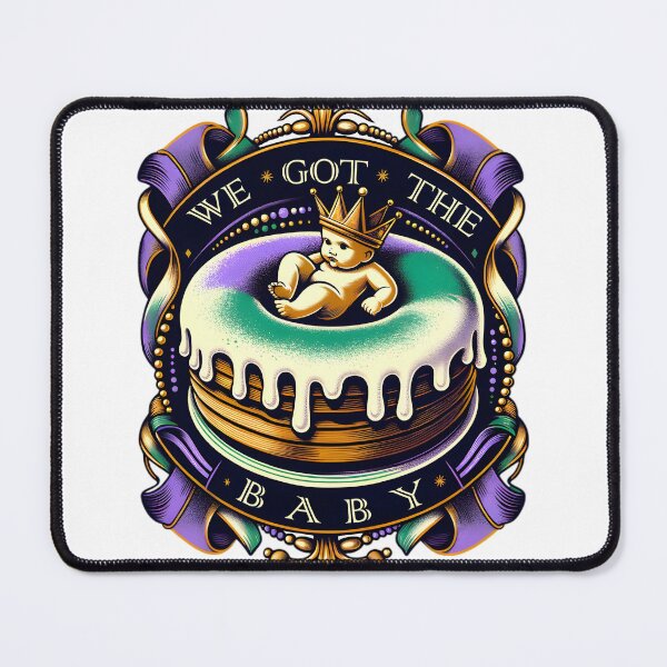 Item preview, Royal Arrival: "We Got The Baby" Mardi Gras Celebration Onesie designed and sold by Norgen.