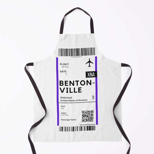Item preview, Bentonville, Arkansas USA Airplane Boarding Pass designed and sold by RoamInk.