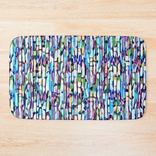Item preview, Abstract Colorful Blue Bamboo Pattern designed and sold by calibrit.