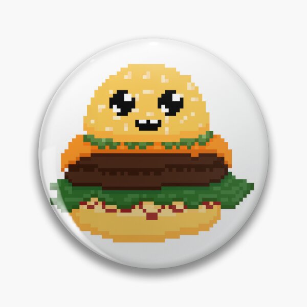 Item preview, Burger with Extra Pixels designed and sold by Zarxies.