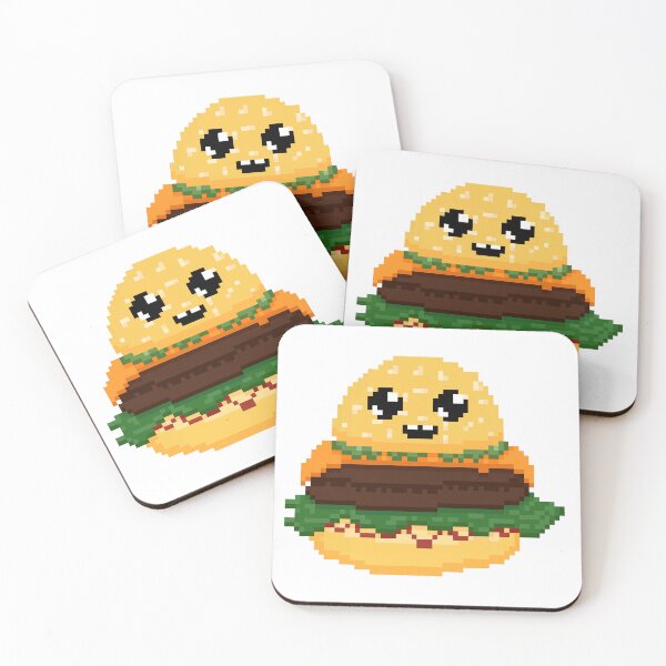 Item preview, Burger with Extra Pixels designed and sold by Zarxies.