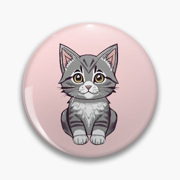Item preview, Grey kitten  designed and sold by NeikoDraws.