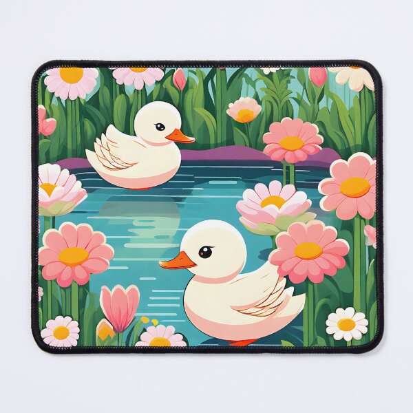 Item preview, Cute ducks in a pond designed and sold by Cardsurveyors.