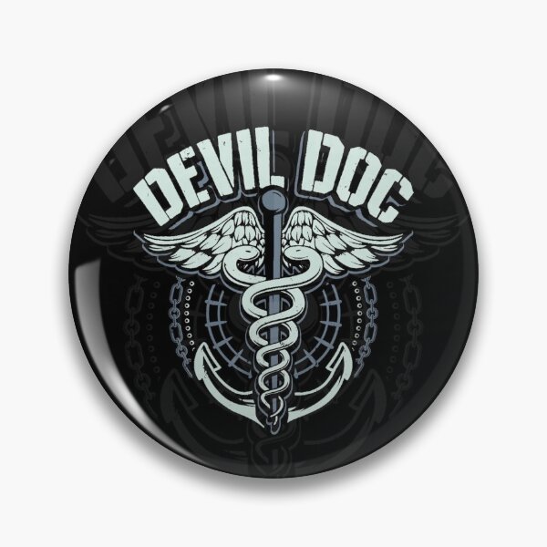 Artikelvorschau, US Navy/US Marine Corps Flotte Marine Force Corpsmen „Devil Doc“ entworfen und verkauft von MilitaryPlus.