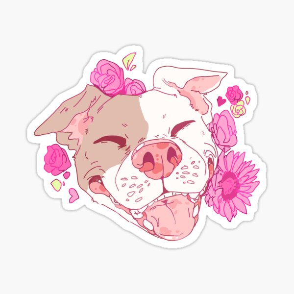 Vista previa del artículo con la obra «duraznos el pitbull», diseñado y vendido por aliensphynx.
