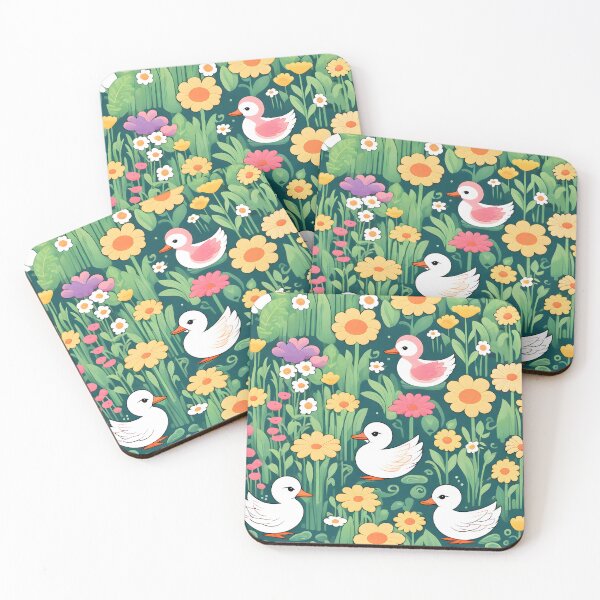Item preview, Ducks in the flowers designed and sold by Cardsurveyors.