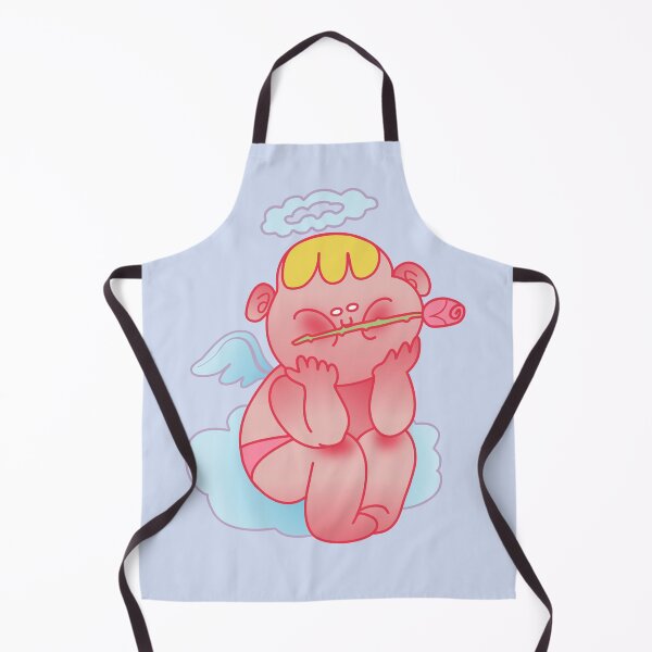 Item preview, cute baby cupid in love sit on the cloud and rose designed and sold by Jaokonwises.