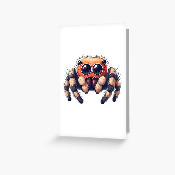 Item preview, Cute jumping spider designed and sold by SynthetiqArt.