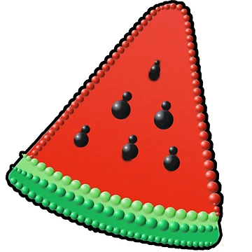 Artwork thumbnail, Watermelon by Shells Designs