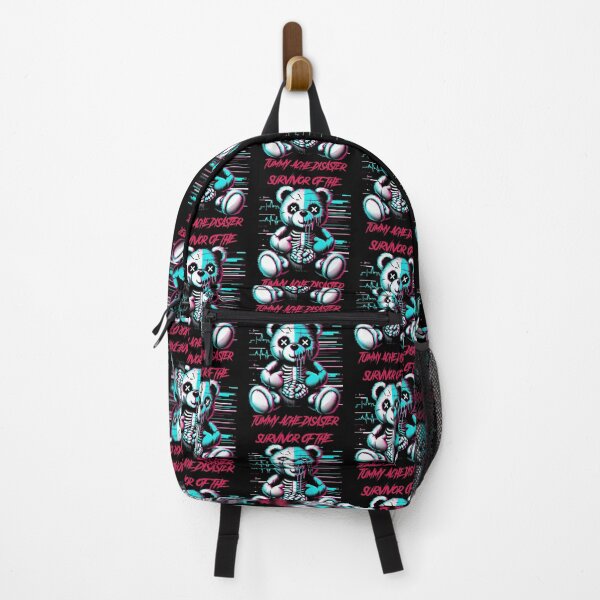 Item preview, Survivor of the tummy ache disaster - synthwave cyberpunk designed and sold by GlitchGrotesque.
