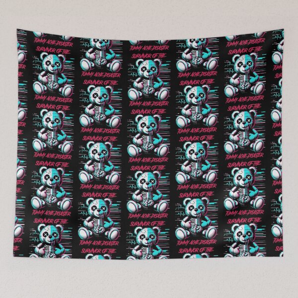 Item preview, Survivor of the tummy ache disaster - synthwave cyberpunk designed and sold by GlitchGrotesque.