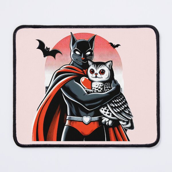 Item preview, Cute cat owl couple love each other valentine day designed and sold by Animalpetslover.
