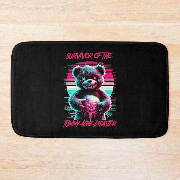Item preview, Survivor of the tummy ache disaster - synthwave cyberpunk designed and sold by GlitchGrotesque.