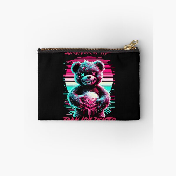 Item preview, Survivor of the tummy ache disaster - synthwave cyberpunk designed and sold by GlitchGrotesque.