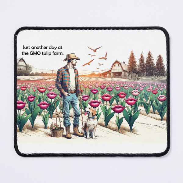 Item preview, Another day at the GMO tulip farm. designed and sold by FamouslyStupid.