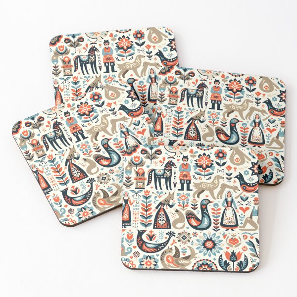 Item preview, Illustrative , Dutch Folk Art Inspired Design designed and sold by GPrint001.