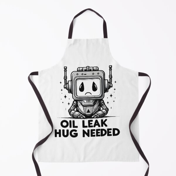 Item preview, Sad Robot: Oil Leak Hug Needed designed and sold by Dungeon-Depot.