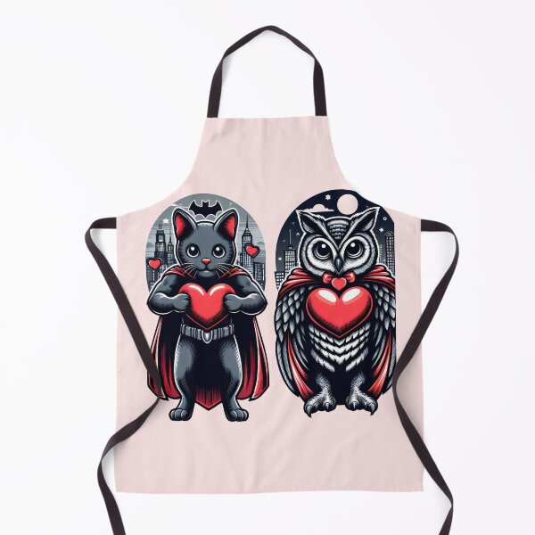 Item preview, Adorable cat owl couple heart love each other valentine day designed and sold by Animalpetslover.
