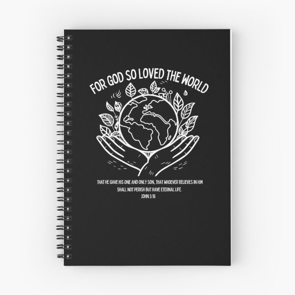 Item preview, For God So Loved World John 3 16 Bible Quote Gift Christian designed and sold by taaddison50.