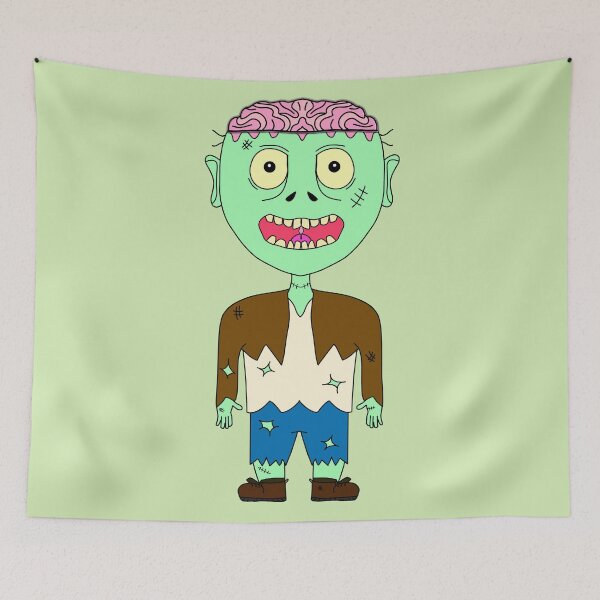 Item preview, zombie with brains designed and sold by PaintDesigns.